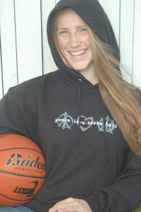 PeaceLoveBasketball Hoodie Black